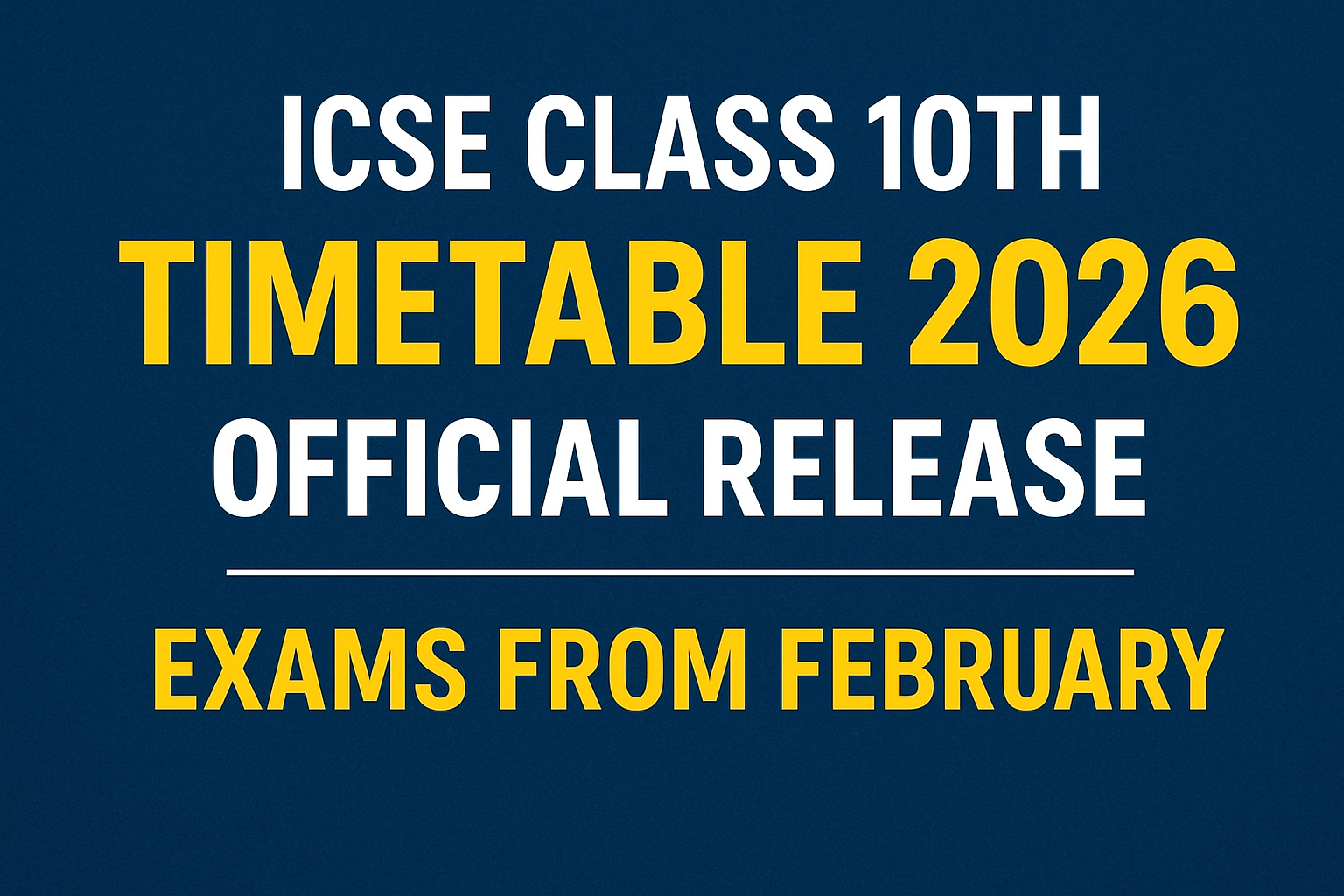 ICSE class 10th